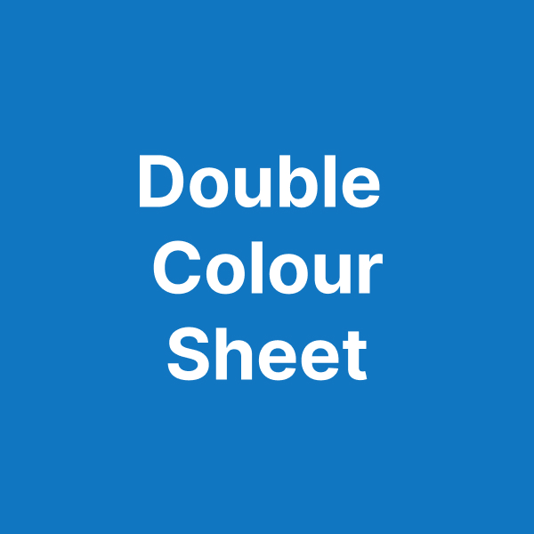 Double Colour Sheet (25 pcs)
